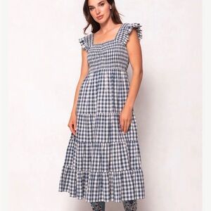 Ivy City Hailey Smocked Gingham Dress